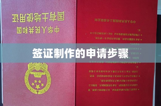 嘉陵签证制作的申请步骤