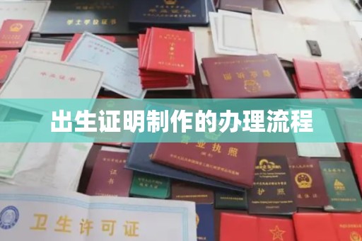 嘉陵出生证明制作的办理流程
